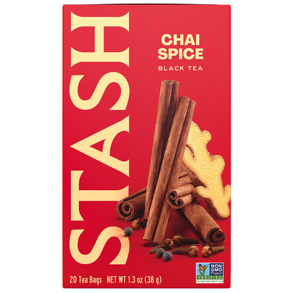 Stash Warming Chai Spice Black Tea, 20 Tea Bags