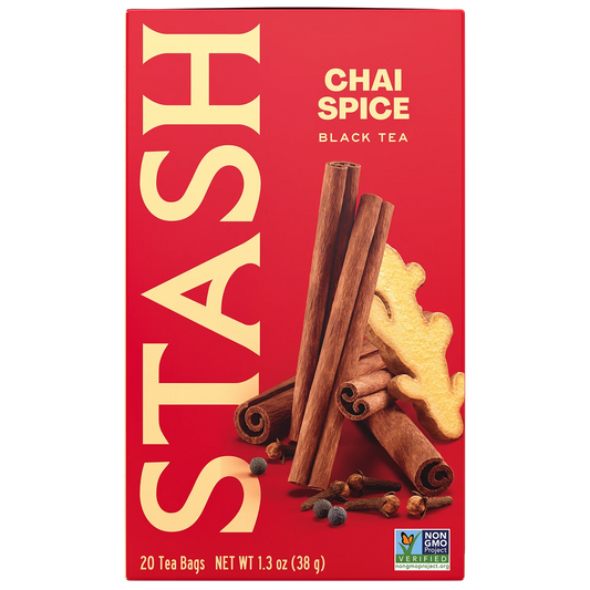 Stash Warming Chai Spice Black Tea, 20 Tea Bags