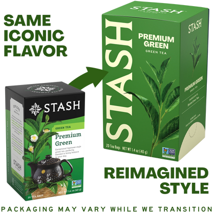 Stash Premium Green Tea, 20 Tea Bags