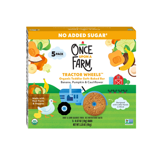 Once Upon A Farm Tractor Wheels Organic Soft-Baked Bar 95g