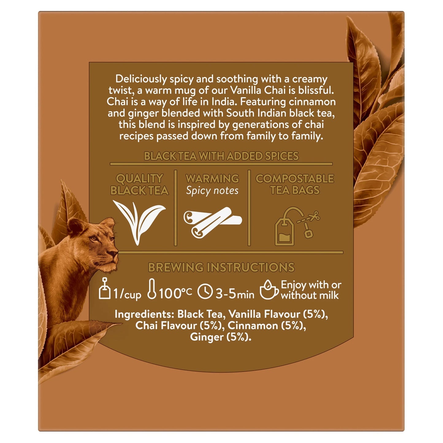 Twinings Vanilla Chai Tea, 80 Bags