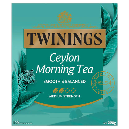 Twinings Ceylon Morning Tea, 100 Bags