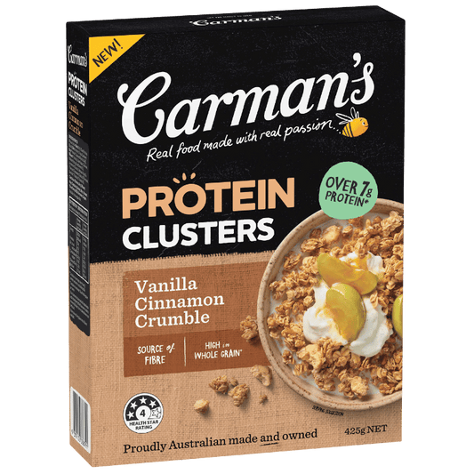 Carman's Vanilla Cinnamon Crumble Protein Clusters 452g