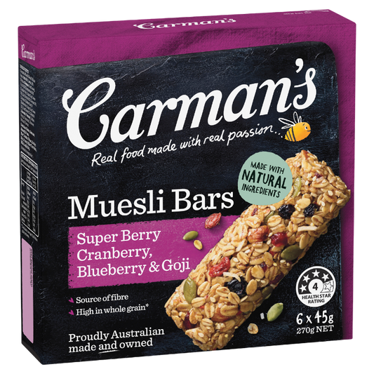 Carman's Super Berry Muesli Bar
