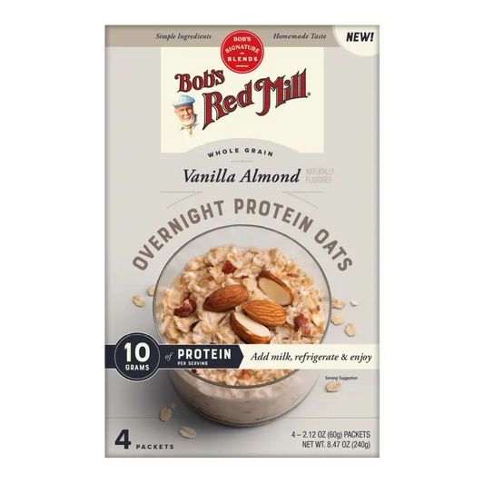 Bob's Red Mill Overnight Protein Oats Vanilla Almond 240g