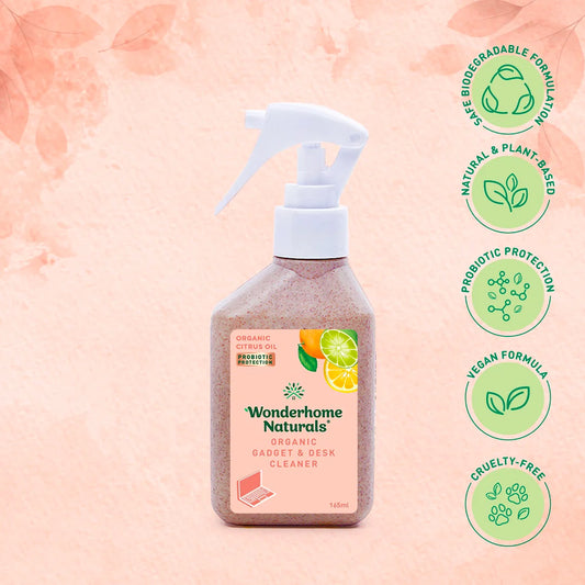Wonderhome Naturals Organic Gadget & Desk Cleaner Citrus Oil 165ml
