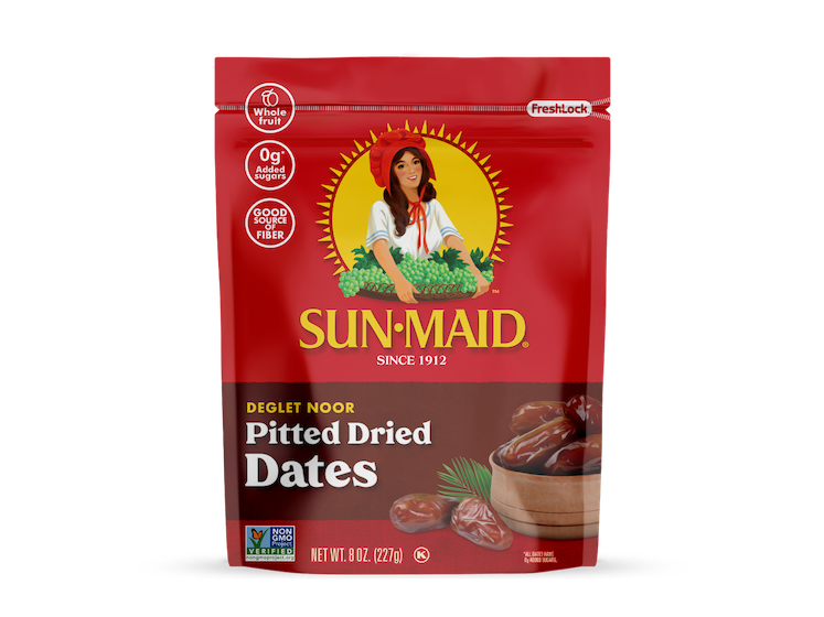Sun-Maid Degnet Noor Pitted Dried Dates 227g