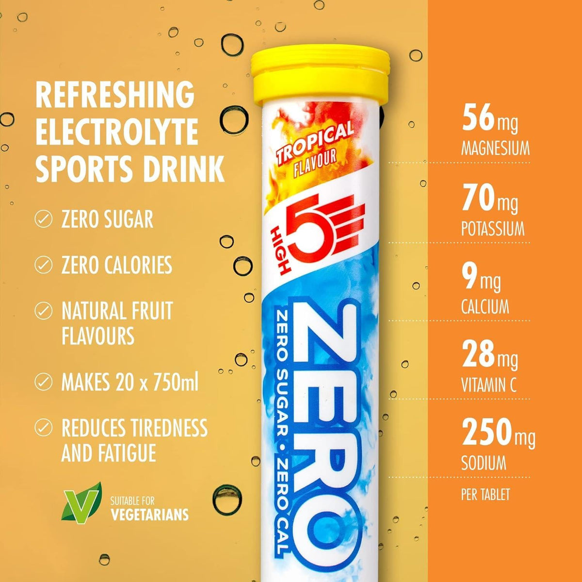 High5 Zero Electrolyte Hydration, 20 Tablets