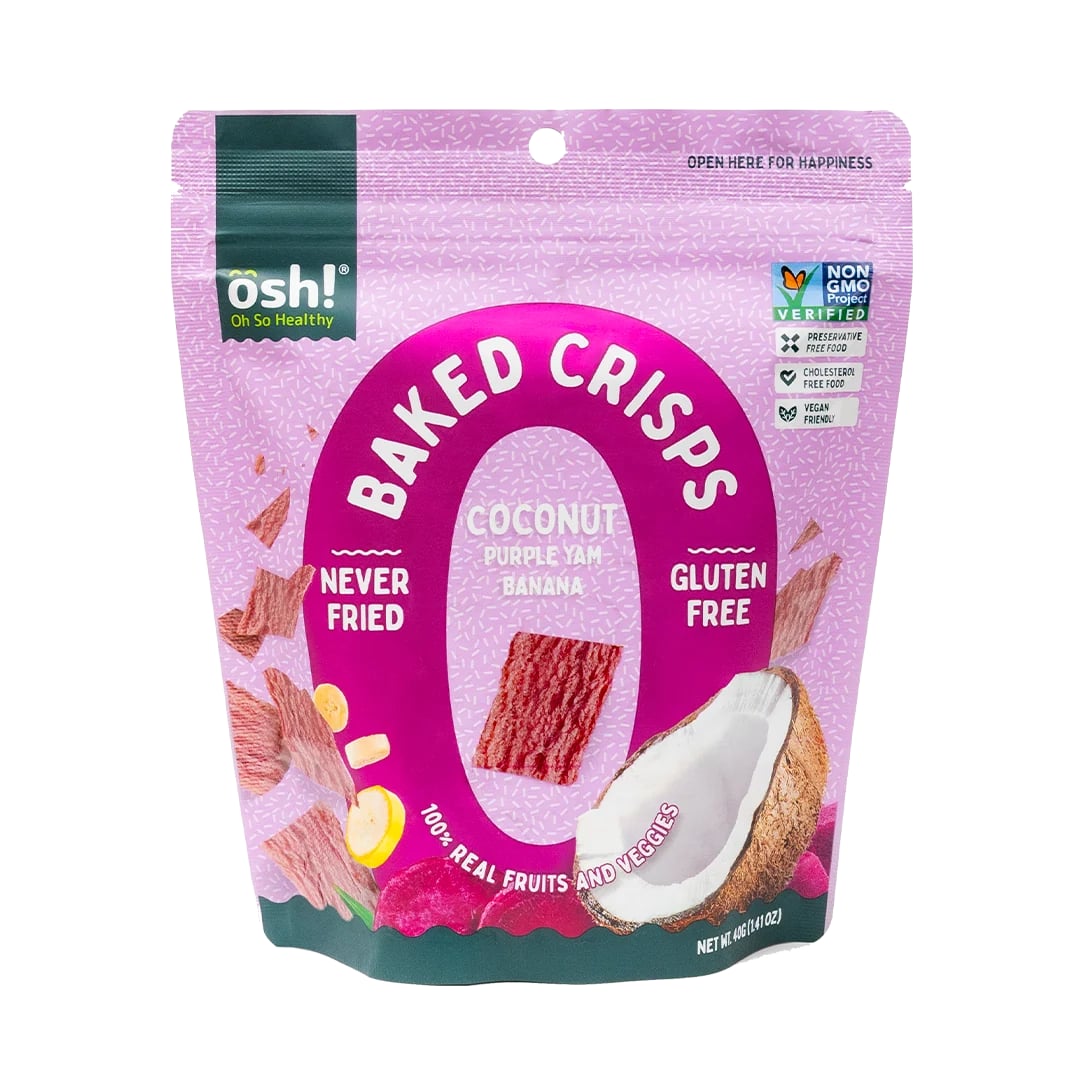 Oh So Healthy Baked Fruit Crisps Snacks 40g