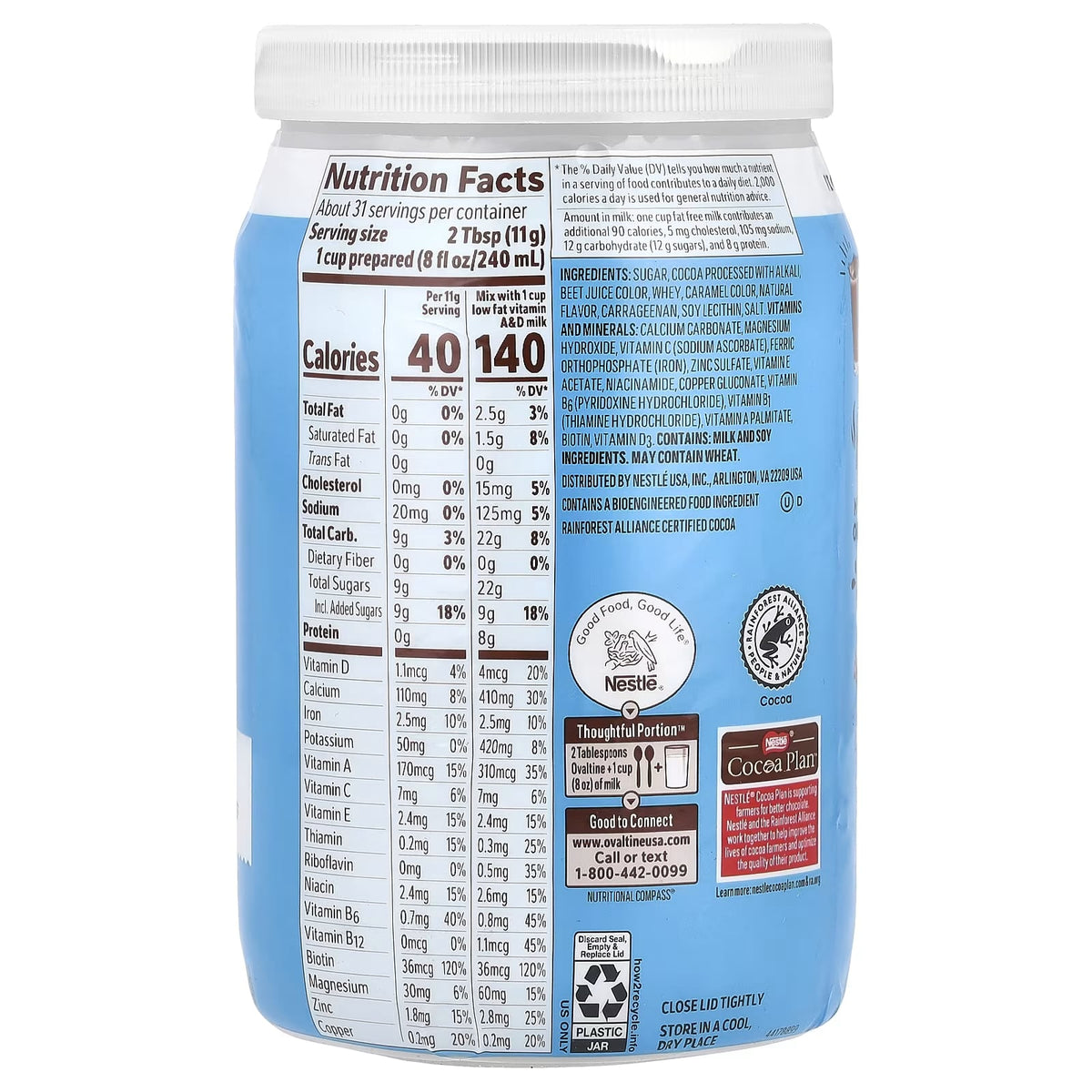 Ovaltine Rich Chocolate Mix 340g