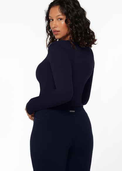 Lorna Jane Aloe Vera Cropped Long Sleeve Top