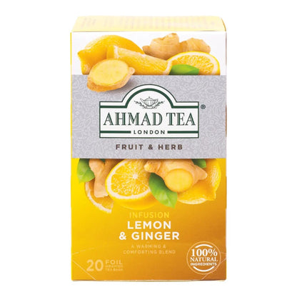 Ahmad Tea Lemon & Ginger, 20 Tea Bags