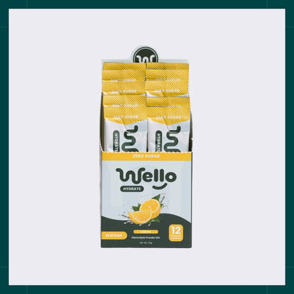 Wello Hydrate Electrolyte Lemon Flavor