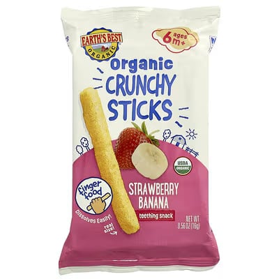 Earth's Best Organic Crunchy Sticks 16g