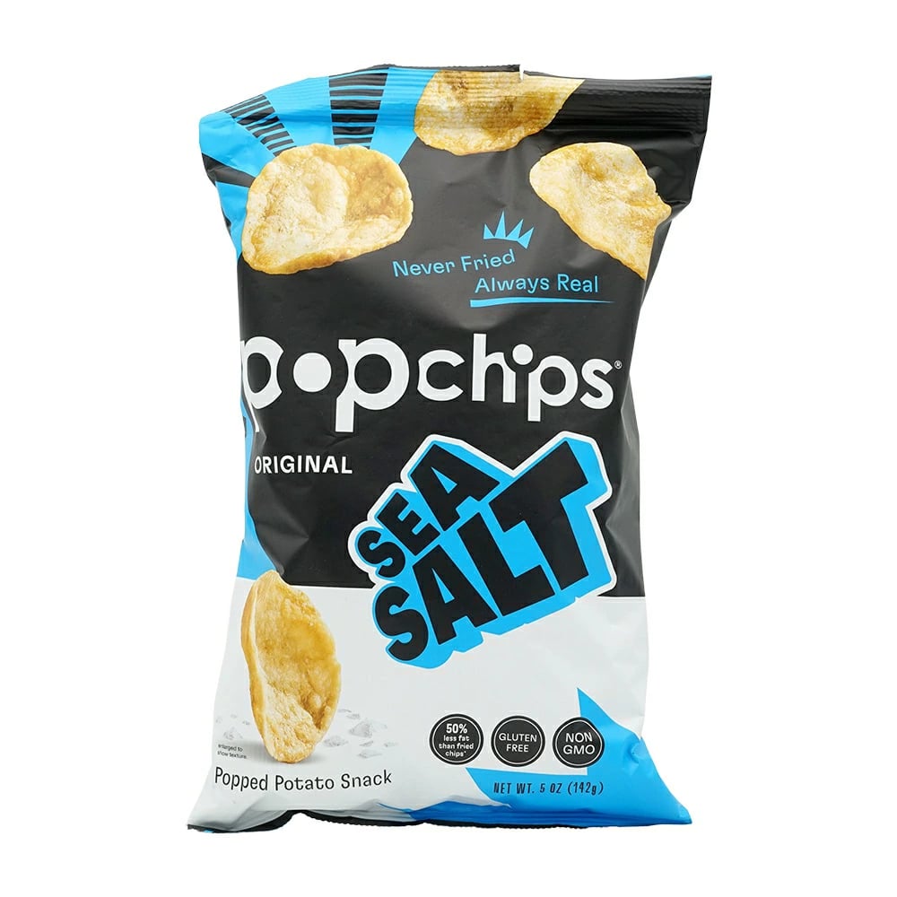 Popchips Sea Salt Potato Chips 142g