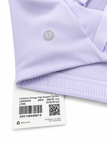 Lululemon High-Support Zip Bra