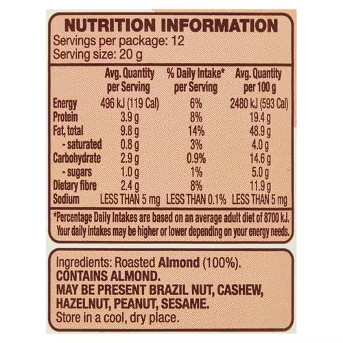 Oh So Natural Almond Spread 240g