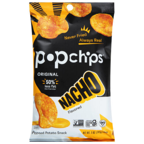 Popchips Nacho Potato Chips 142g