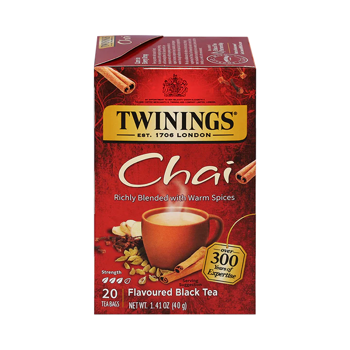 Twinings Chai Black Tea, 20 Tea Bags