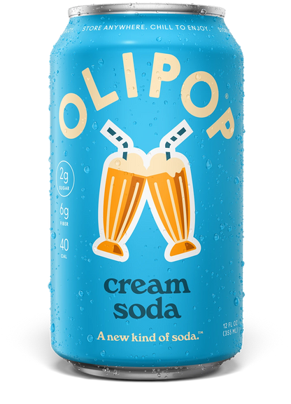 Olipop Cream Soda Prebiotic Soda 355ml
