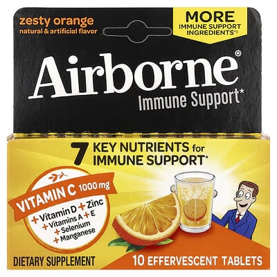 AirBorne Immune Support Supplement 10 Tablets