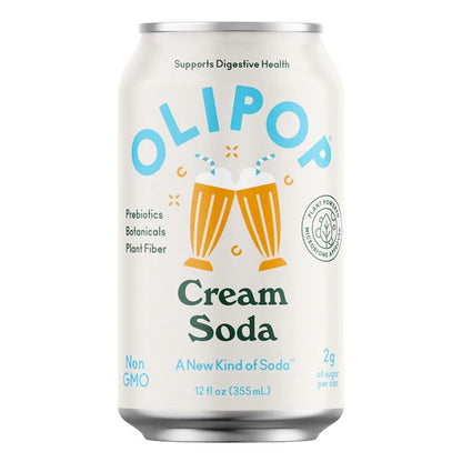 Olipop Cream Soda Prebiotic Soda 355ml