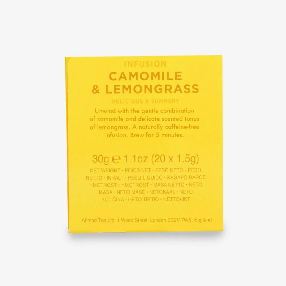 Ahmad Tea Camomile & Lemongrass Infusion, 20 Tea Bags