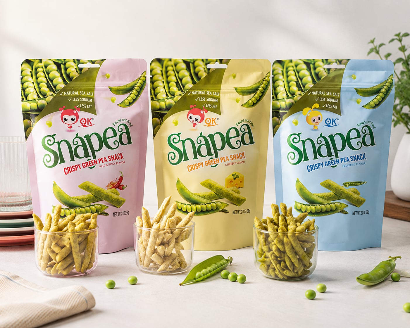 Snapea Crispy Green Pea Snack