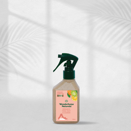 Wonderhome Naturals Organic Yoga Mat Cleaner, Citrus Oil 165ml