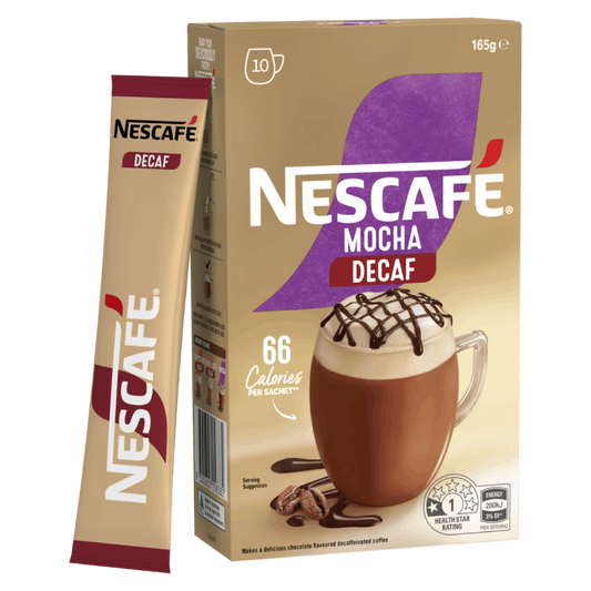 Nescafé Mocha Decaf, 10 Sachets
