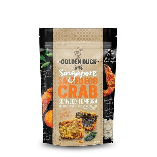 The Golden Duck Co. Salted Egg Crab Seaweed Tempura 110g