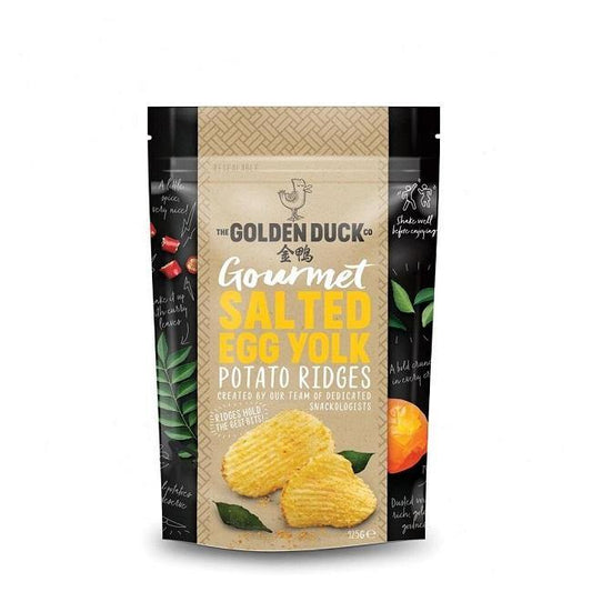 The Golden Duck Co. Salted Egg Yolk Potato Ridges 125g