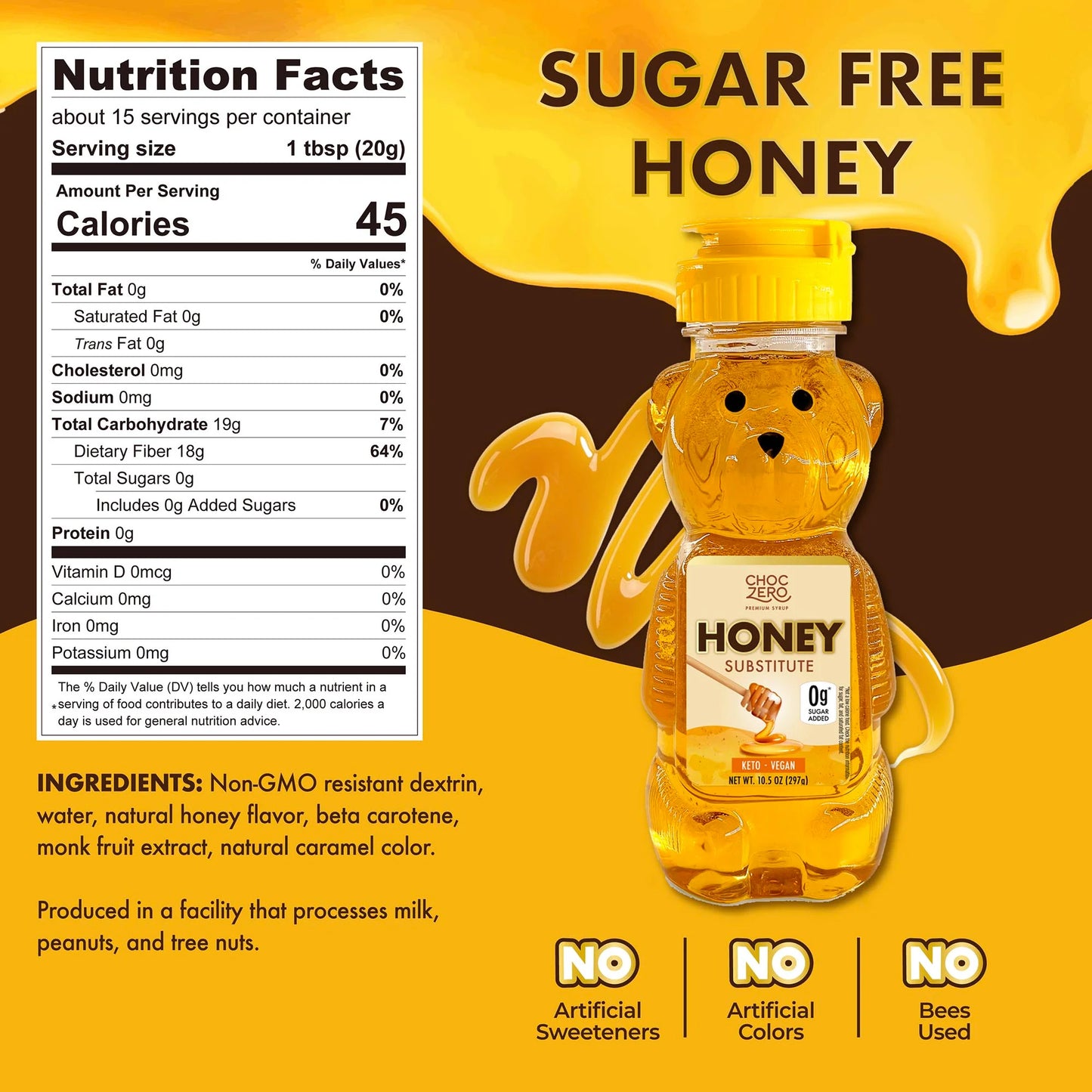 ChocZero Honey Substitute 297g