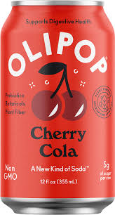 Olipop Cherry Cola Prebiotic Soda