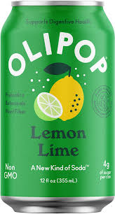Olipop Lemon Lime Prebiotic Soda