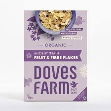 Doves Farm Organic Fruit & Fibre Flakes 375g