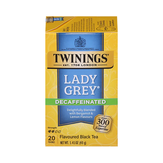 Twinings Lady Grey Decaf Black Tea, 20 Tea Bags