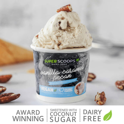 Super Scoops Vanilla Caramel Vegan Ice Cream