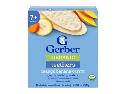 Gerber Organic Mango Banana Carrot Teethers 48g