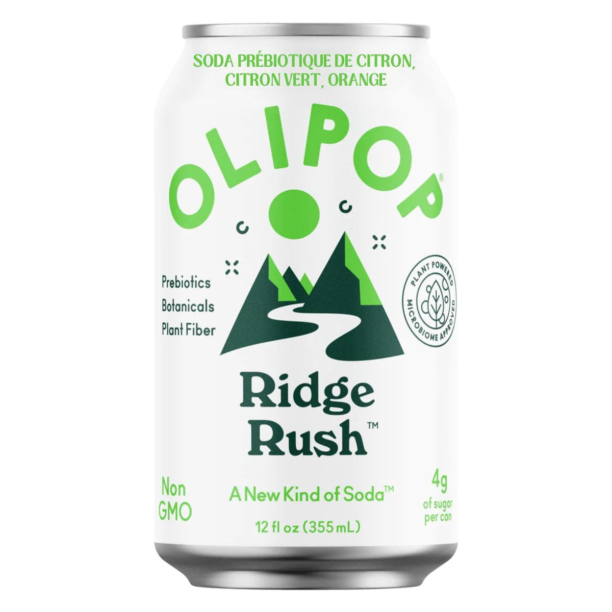 Olipop Citrus Rush Prebiotic Soda 355ml