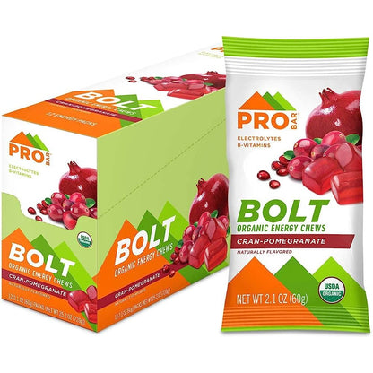 Pro Bar Organic Raspberry Bolt Energy Chews 60g, 1 Sachet