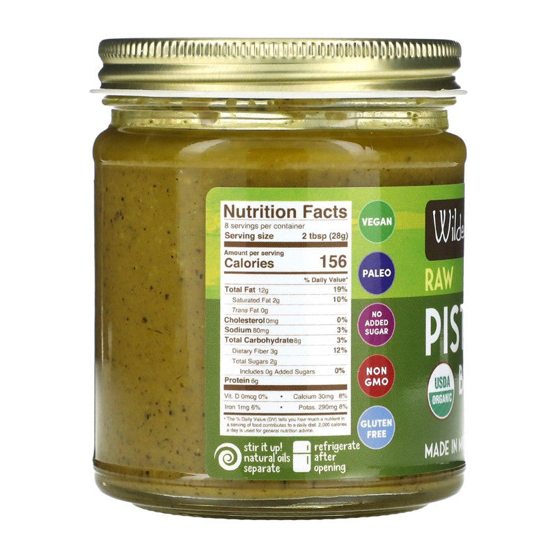 Wilderness Poets Raw Organic Pistachio Nut Butter 227g