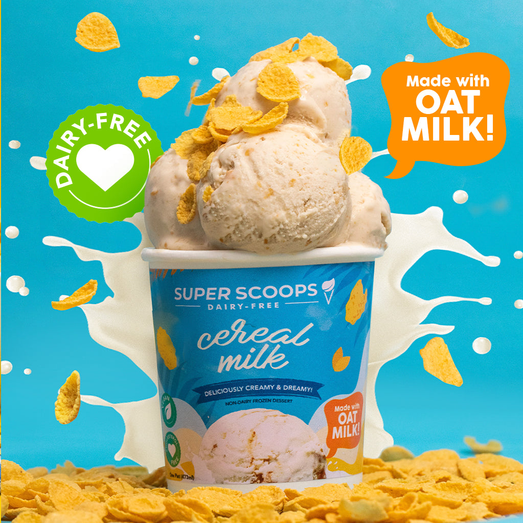 Super Scoops Cereal Milk Vegan Ice Cream