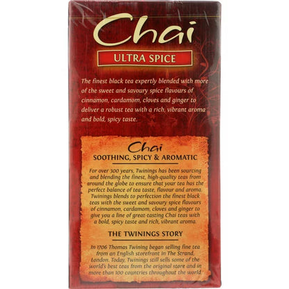 Twinings Ultra Chai Spice - 20 Bags