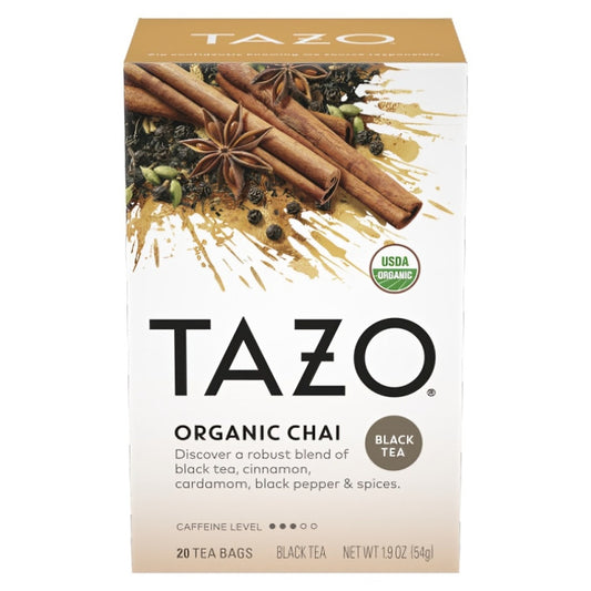 Tazo Tea Organic Black Tea, 16 Tea Bags