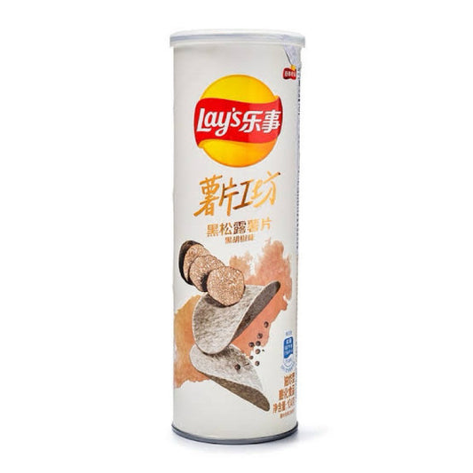 Lay's Black Truffle Potato Chips, Black Pepper Flavor 104g