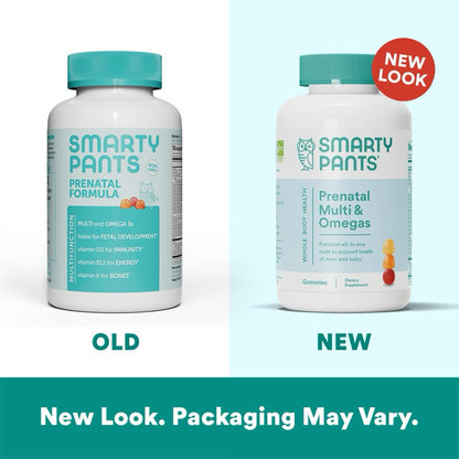 Smarty Pants Prenatal Multi & Omegas, 120 Gummies