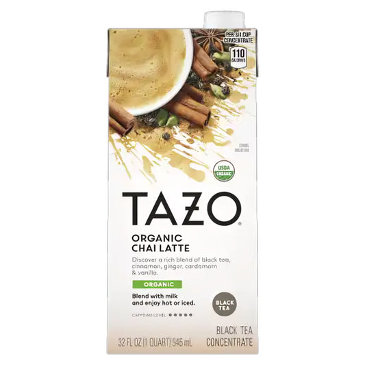 Tazo Organic Chai Latte Black Tea Concentrate 946ml