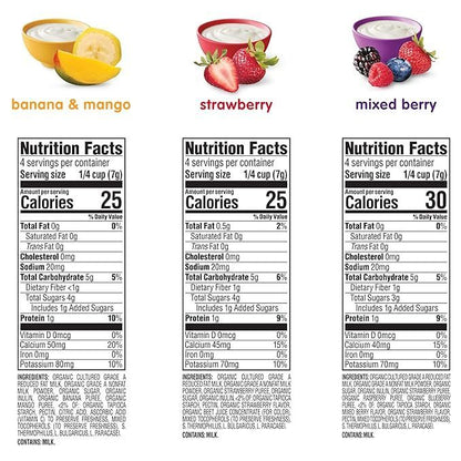 Happy Baby Organics Yogis, Freeze-Dried Yogurt & Fruit Snacks 28g