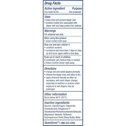 Aquaphor Baby Fast Relief Diaper Rash Paste 99g